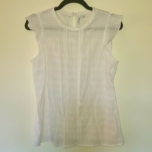 Elle White Blouse Medium
